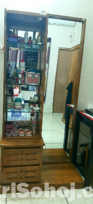 সেগুন কাঠের ড্রেসিং টেবিল